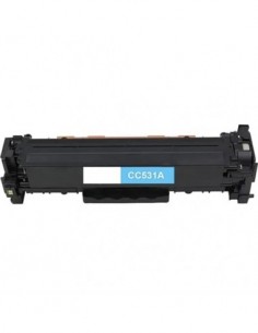 Cartucho de toner, reemplaza a CC531A / C718C - 2661B002