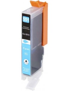 Cartucho de tinta, reemplaza a CLI551XLC - 6444B001 / CLI551C - 6509B001