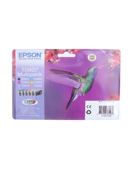 Multipack 6 cartuchos de tinta OEM C13T08074010