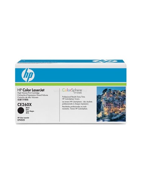 Cartucho de toner OEM CE260X nÂº 648X BK