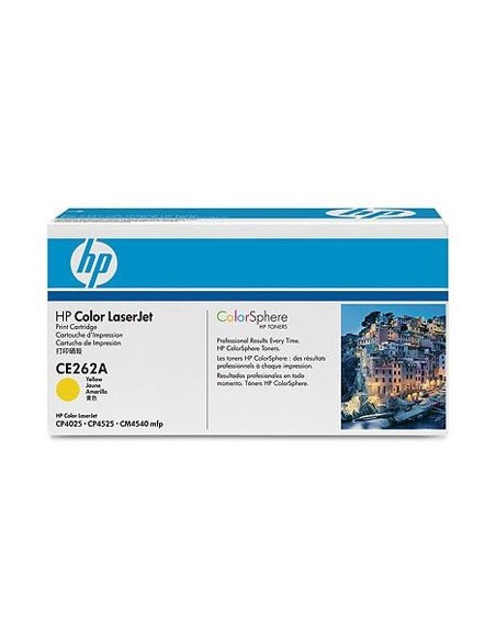 Cartucho de toner OEM CE262A nÂº 648A Y