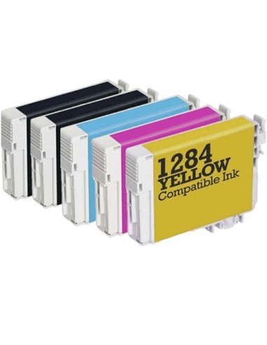 Multipack 5 cartuchos de tinta, reemplaza a PACK: C13T12814010 (x2) / C13T12824010 (x1) / C13T12834010 (x1) / C13T12844010 (x1)