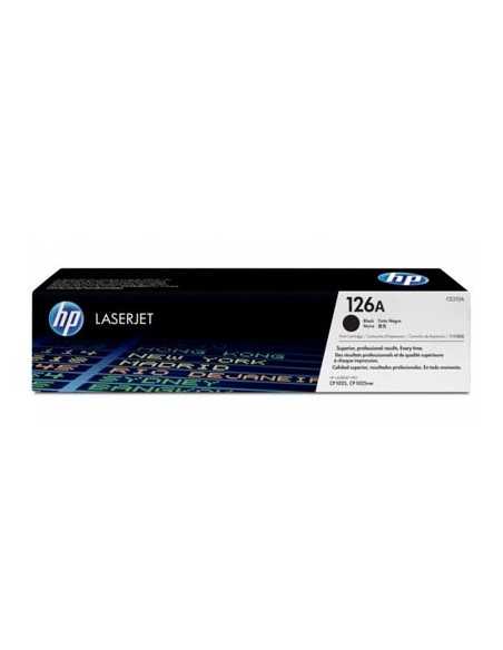 Cartucho de toner OEM CE310A nÂº 126A BK