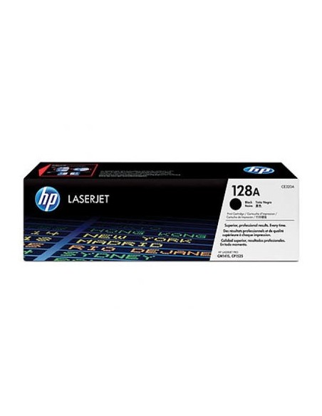 Cartucho de toner OEM CE320A nÂº 128A BK
