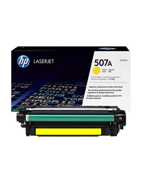 Cartucho de toner OEM CE402A nÂº 507A Y