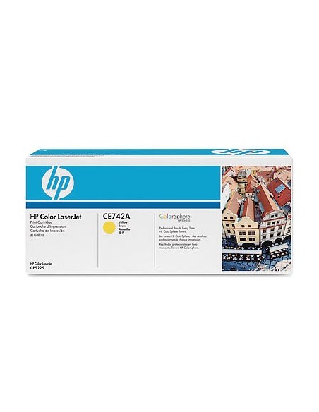 Cartucho de toner OEM CE742A nÂº 307A Y